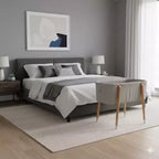 Culla mid-century in Glaciale Grigio / Crema Irlandese / Rosa Prezioso per 1 neonato, 0-5 mesi