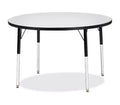 Jonti-Craft Berries Adult Height Color Edge Round Table 42 x 42 in Black