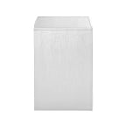 Comodino singolo in rovere/bianco stile Mid-Century