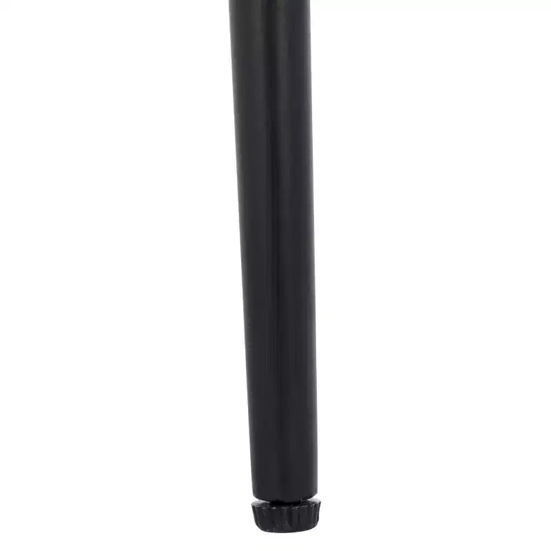 Tavolino d'appoggio rotondo con ripiano in marmo, Grigio/Nero, 1 posto