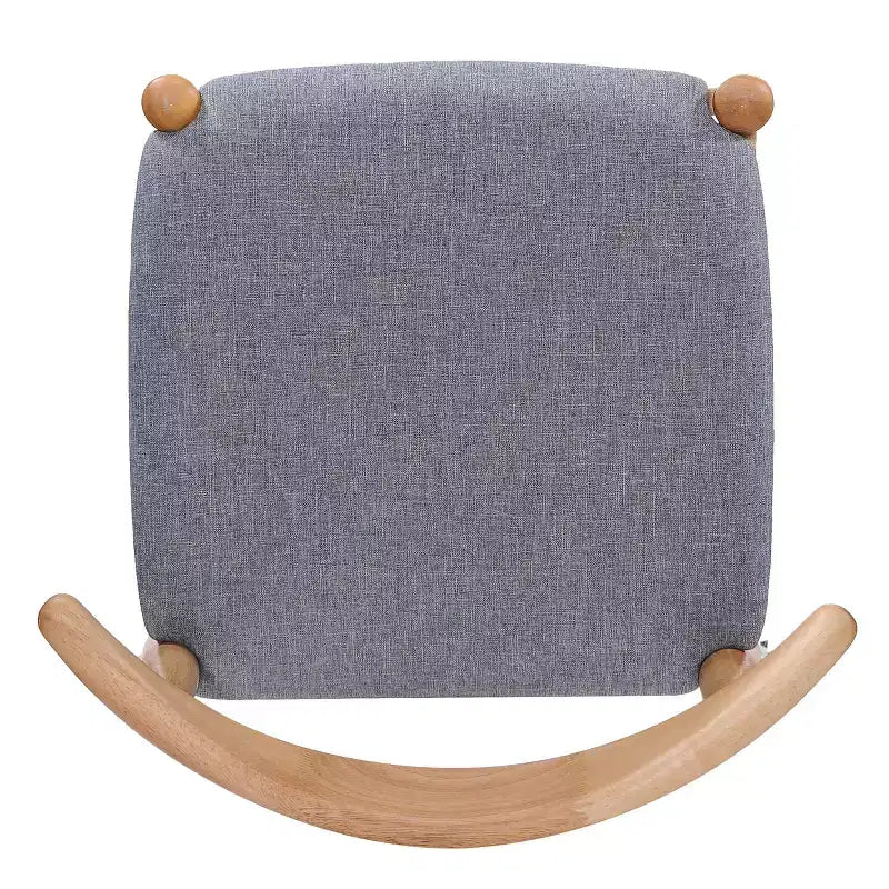 Sedie da pranzo imbottite beige/grigio/noce con gambe a spillo, set da 2