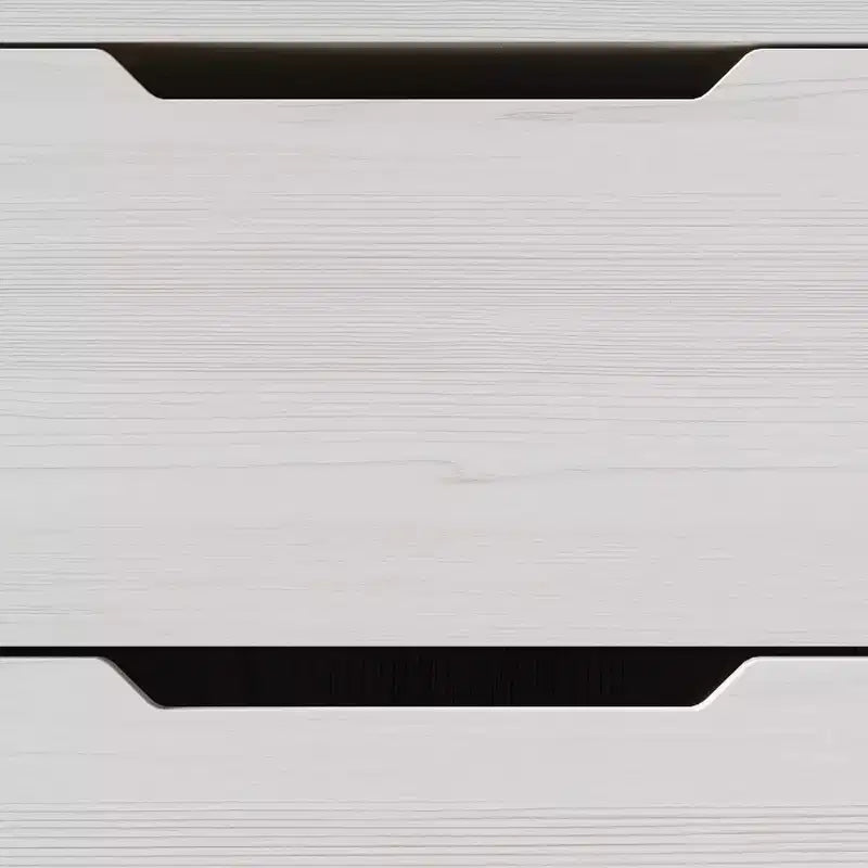 Comodino moderno a 2 cassetti grigio scuro/grigio chiaro