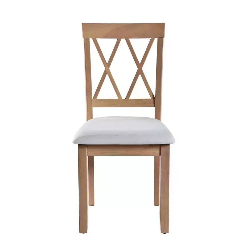 Set da pranzo con tavolo a ribalta nei colori Marrone/Espresso/Naturale e sedie imbottite, posti 2-4 (3 pezzi)