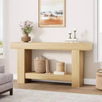 Consolle a doppio strato con contenitore, grigio / bianco antico / motivo fiamma / colore legno, 119 cm e 160 cm, per 1