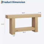 Consolle a doppio strato con contenitore, grigio / bianco antico / motivo fiamma / colore legno, 119 cm e 160 cm, per 1