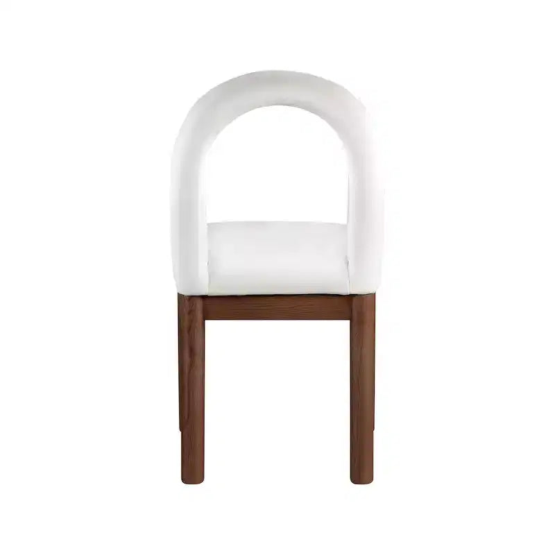 Sedia da pranzo in velluto con gambe in noce, stile Art Déco, 1 posto a sedere