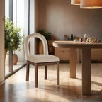 Sedia da pranzo in velluto con gambe in noce, stile Art Déco, 1 posto a sedere