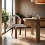 Sedia da pranzo in velluto con gambe in noce, stile Art Déco, 1 posto a sedere
