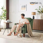 Poltrona accentata in velluto beige/nera/verde scuro/marrone chiaro/grigio chiaro, monoposto, struttura in legno massello