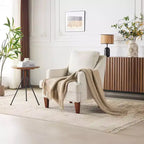 Poltrona accentata in velluto beige/nera/verde scuro/marrone chiaro/grigio chiaro, monoposto, struttura in legno massello