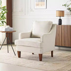 Poltrona accentata in velluto beige/nera/verde scuro/marrone chiaro/grigio chiaro, monoposto, struttura in legno massello