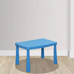 Tavolo attività per bambini in plastica blu rettangolare, 1 posto, 50,8 cm H x 52 cm L x 73 cm P