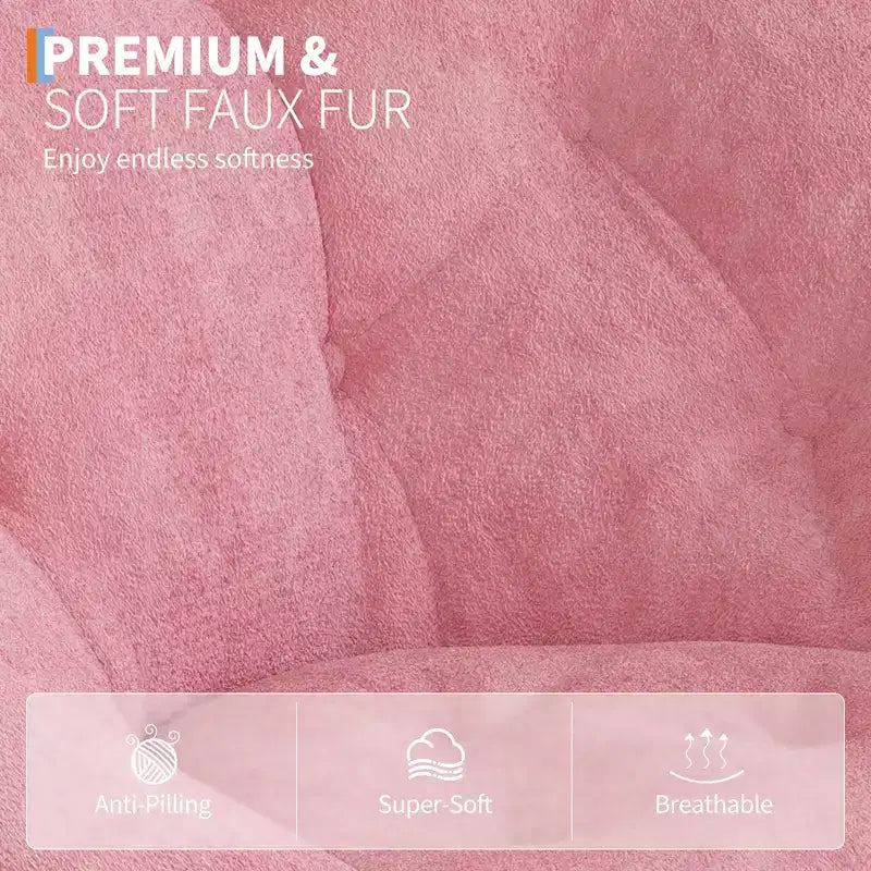 Poltrona a Fiori, Grigio/Rosa, Seduta Singola, Ferro e Cotone