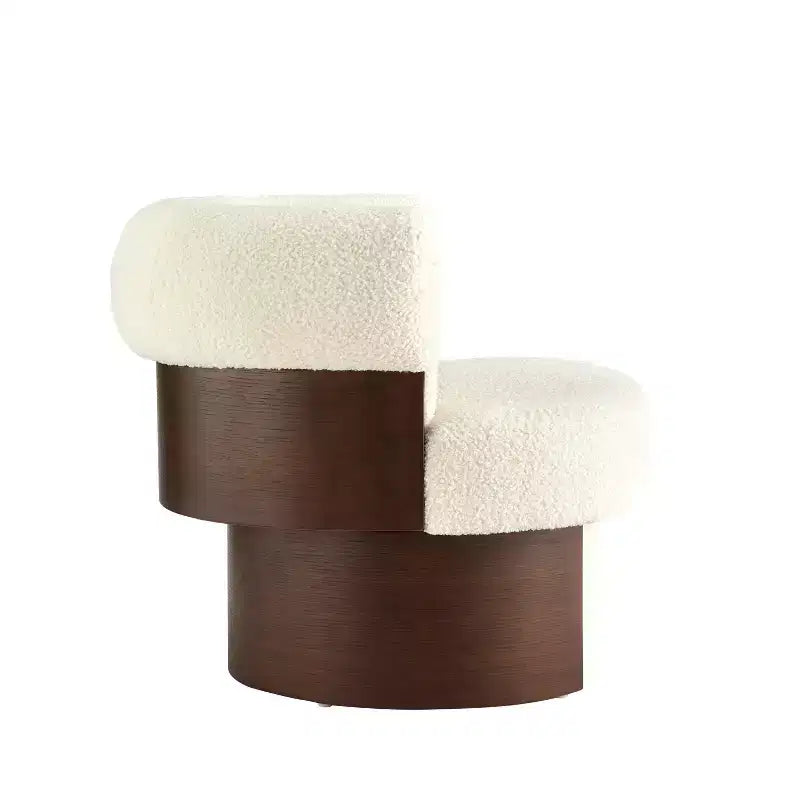 Poltrona a botte girevole beige/verde, 1-2 posti