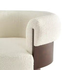 Poltrona a botte girevole beige/verde, 1-2 posti