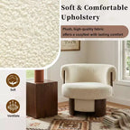 Poltrona a botte girevole beige/verde, 1-2 posti