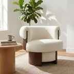 360 Swivel Accent Chair Barrel Chair Single Sofa Chair Upholstered Club Chair Lounge Armchair - ModernLuxe