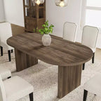 Sedia da pranzo imbottita senza braccioli, schienale alto, colore beige/grigio, tessuto in lino, sedile singolo