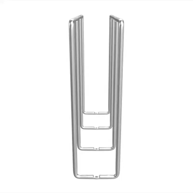 Rev-A-Shelf U-Shaped Wire Tray Divider Bakeware Cookie Sheet Organizer for Wall or Base Kitchen Cabinets for Face Opening of 3.25 Chrome, 596-10CR-52