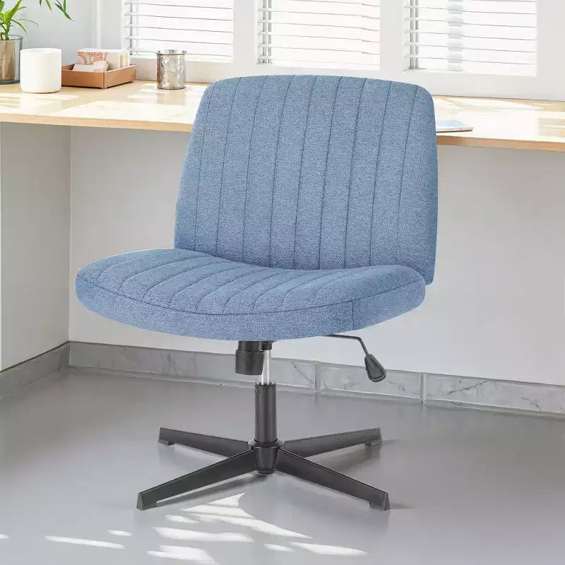 Sedia da ufficio ergonomica senza braccioli con seduta ampia, multicolore, per 1 persona