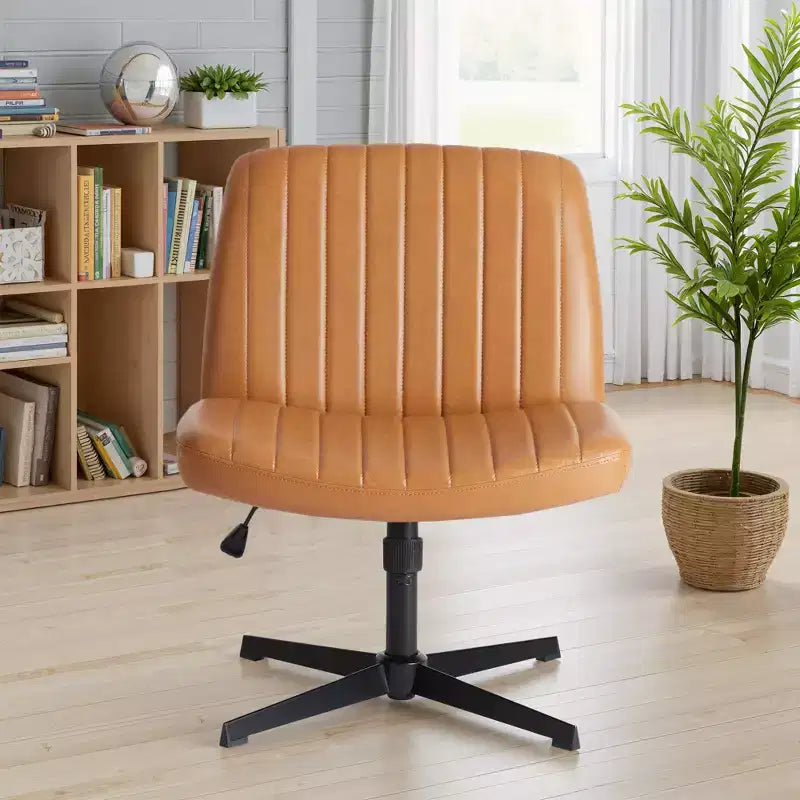 Sedia da ufficio ergonomica senza braccioli con seduta ampia, multicolore, per 1 persona