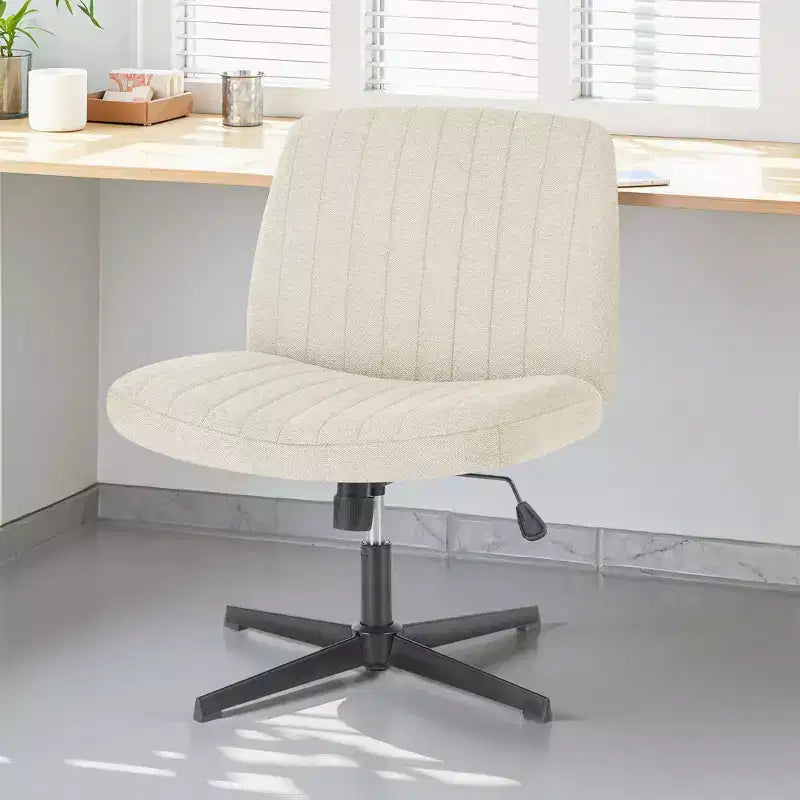 Sedia da ufficio ergonomica senza braccioli con seduta ampia, multicolore, per 1 persona