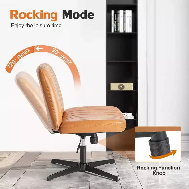 Sedia da ufficio ergonomica senza braccioli con seduta ampia, multicolore, per 1 persona