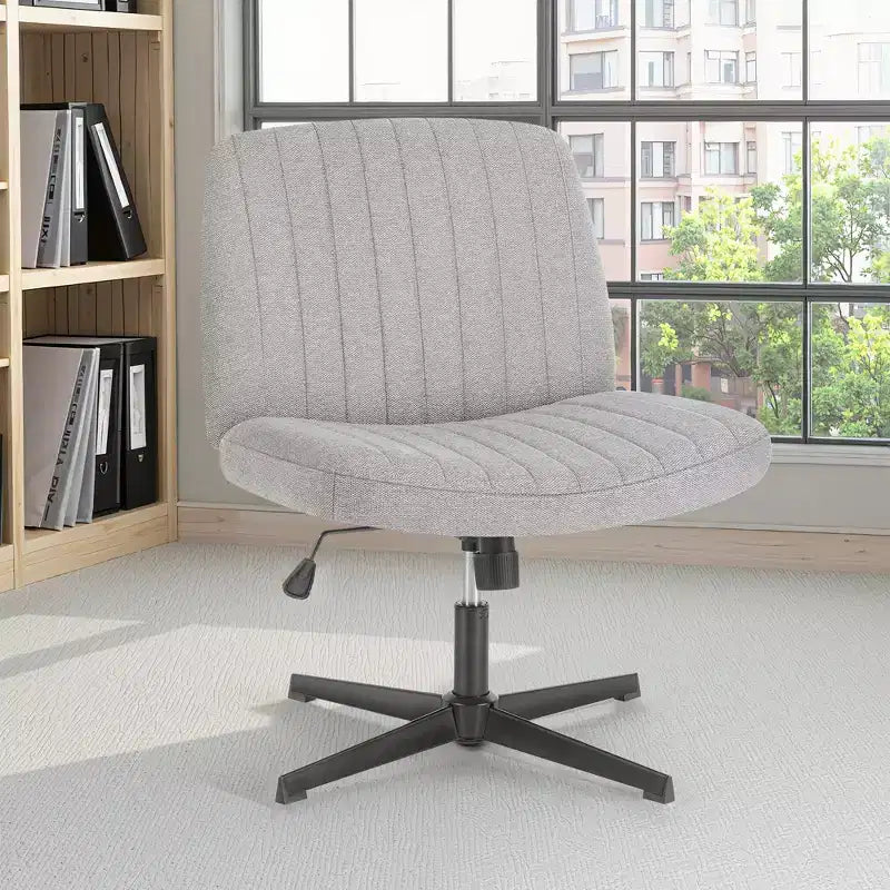 Sedia da ufficio ergonomica senza braccioli con seduta ampia, multicolore, per 1 persona