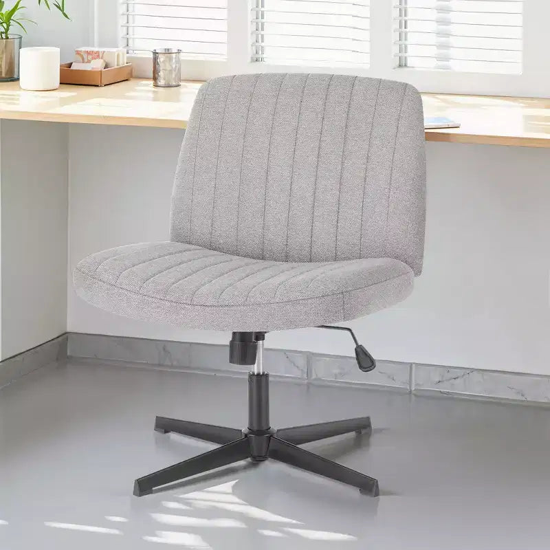 Sedia da ufficio ergonomica senza braccioli con seduta ampia, multicolore, per 1 persona