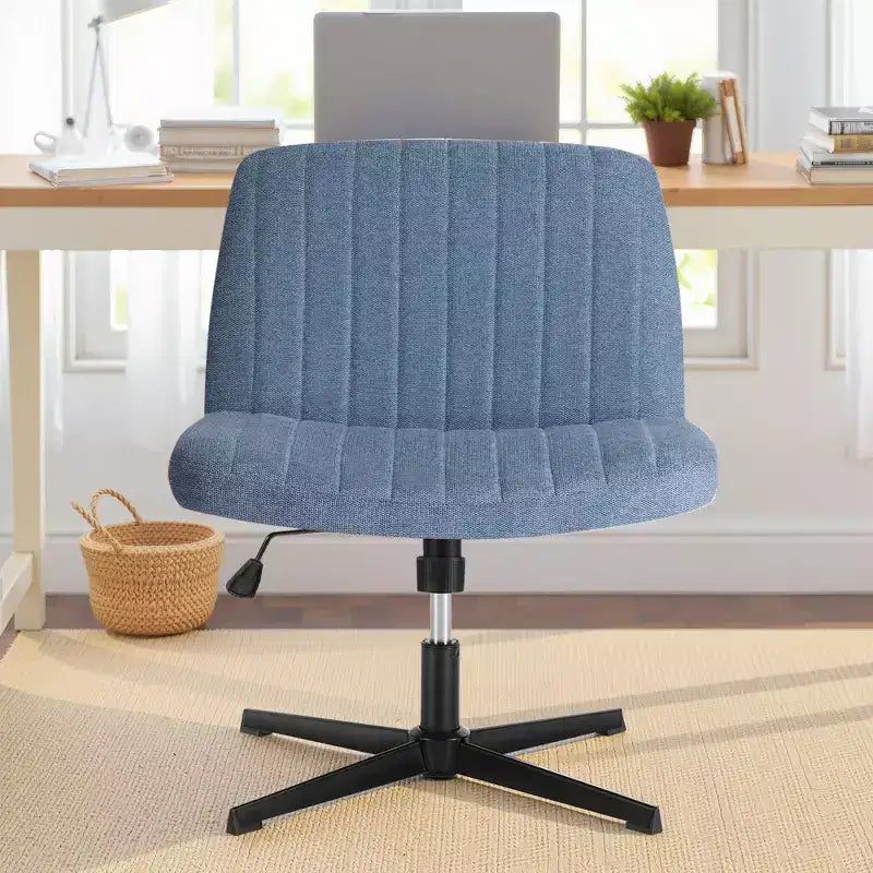 Sedia da ufficio ergonomica senza braccioli con seduta ampia, multicolore, per 1 persona