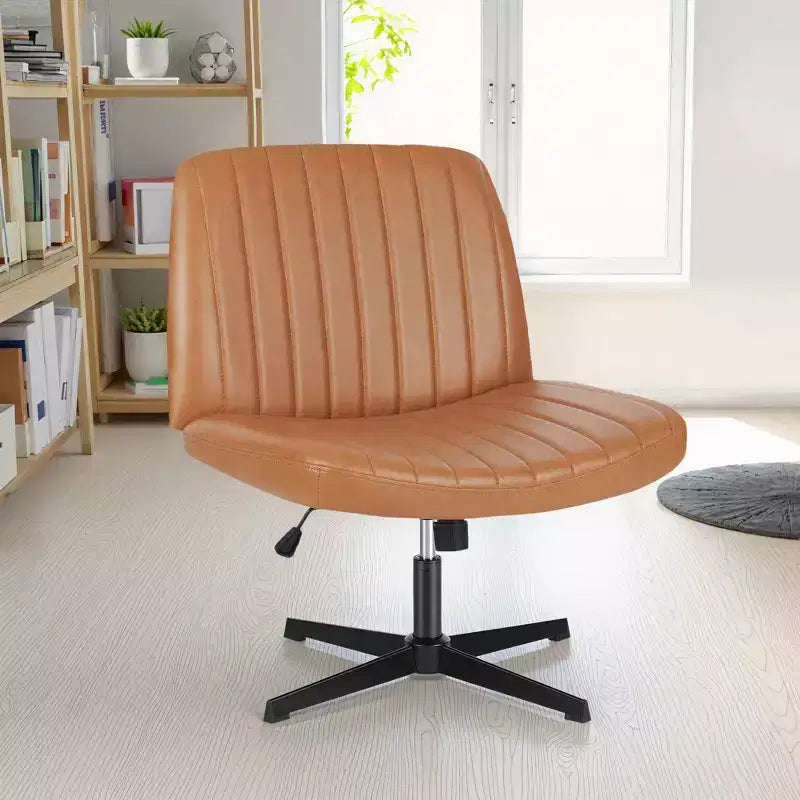 Sedia da ufficio ergonomica senza braccioli con seduta ampia, multicolore, per 1 persona