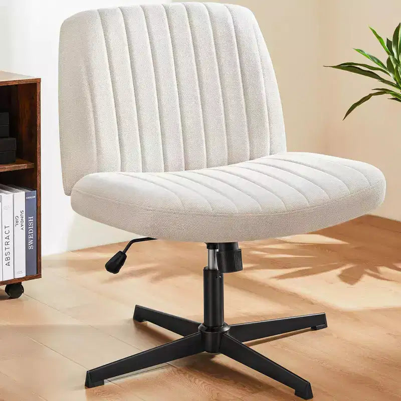 Sedia da ufficio ergonomica senza braccioli con seduta ampia, multicolore, per 1 persona