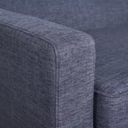 Poltrona Mid-Century Modern, Verde Tenue / Blu Scuro, Imbottita, 1 Posto
